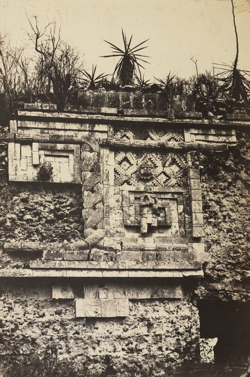 Nonneklostret, Uxmal af Claude Joseph Désiré Charnay