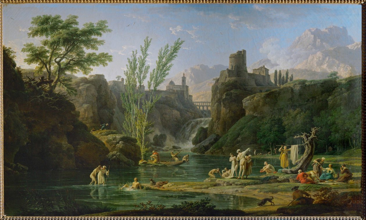 Godmorgen, badegæster ... af Claude Joseph Vernet