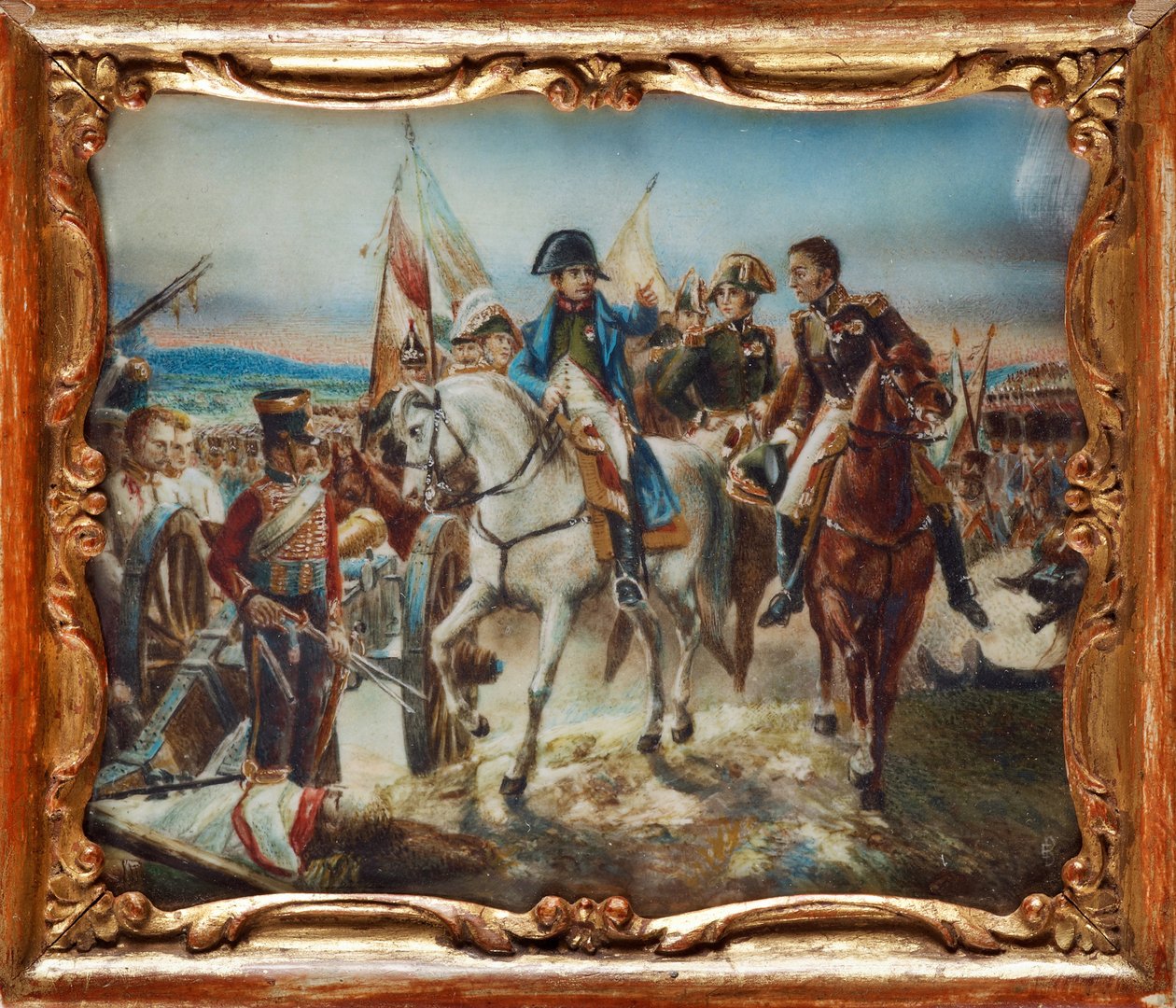 Napoleon i slaget ved Friedland af Claude Joseph Vernet