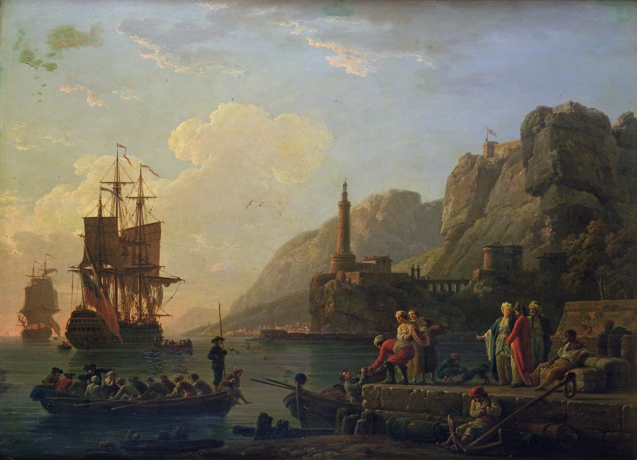 Havnen af Claude Joseph Vernet