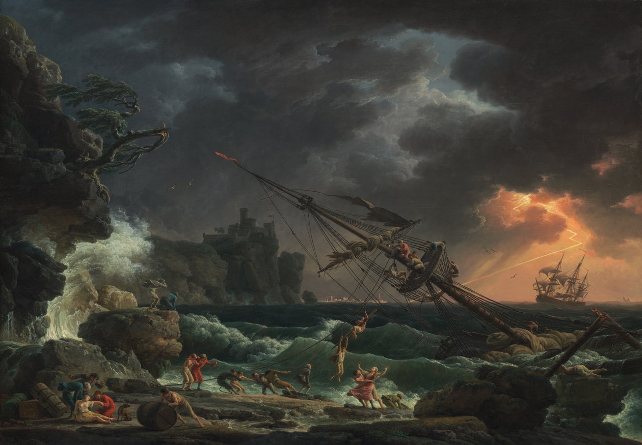 Skibbruddet af Claude Joseph Vernet