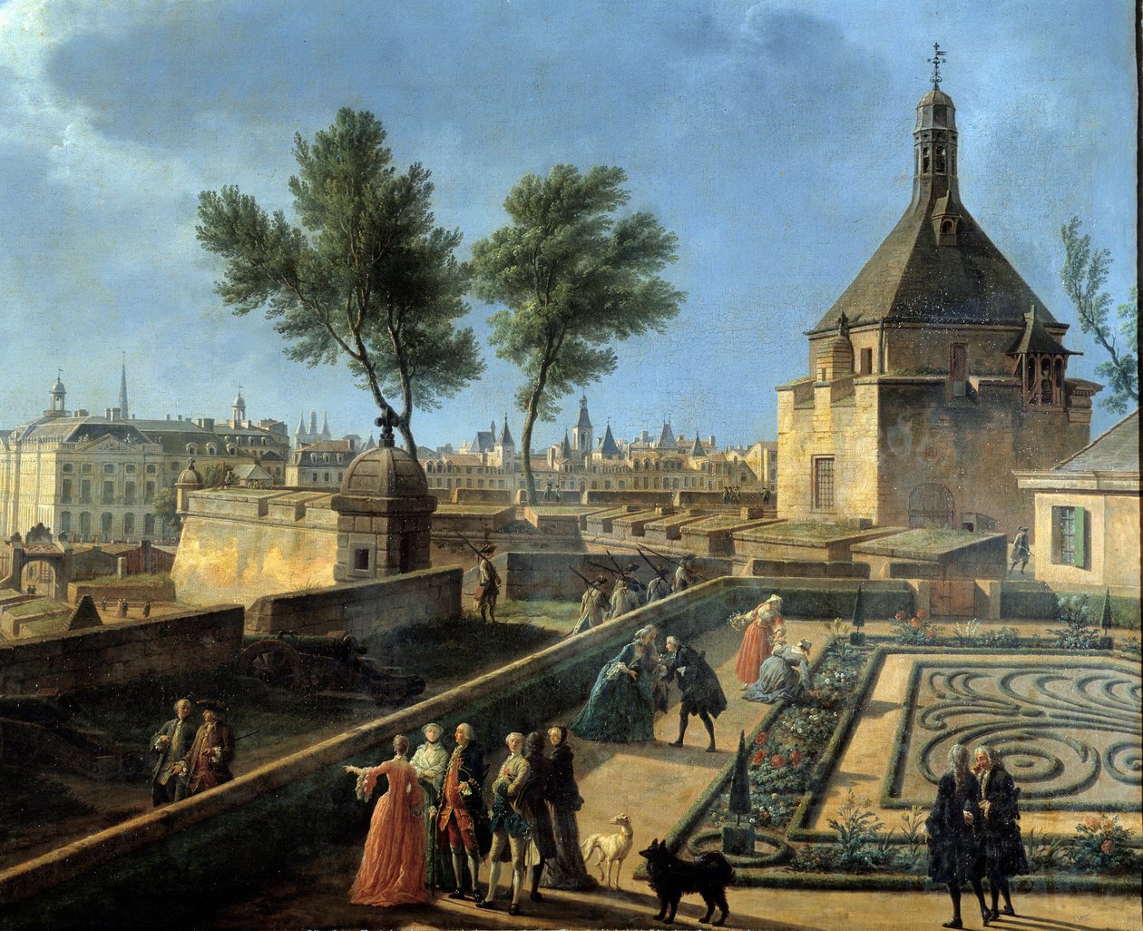 Claude-Joseph Vernet. Havnen i Marseille. Flådemuseet i Paris af Claude Joseph Vernet