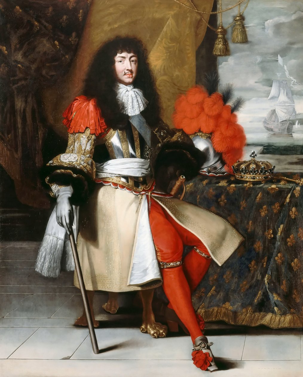 Ludvig XIV, konge af Frankrig 1638-1715 af Claude Lefebvre