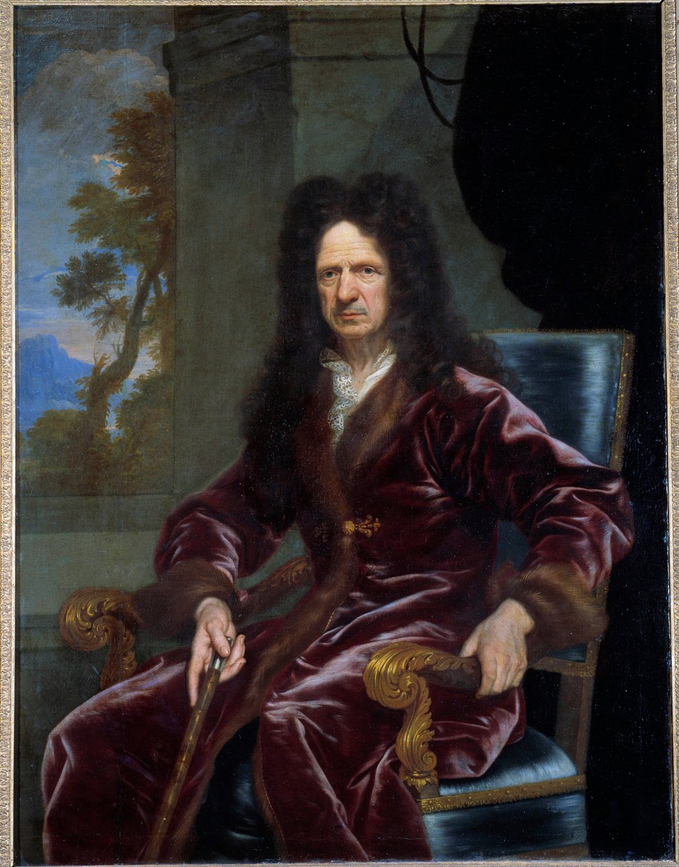 Portræt af Andre Le Notre (Andre Lenotre af Claude Lefebvre