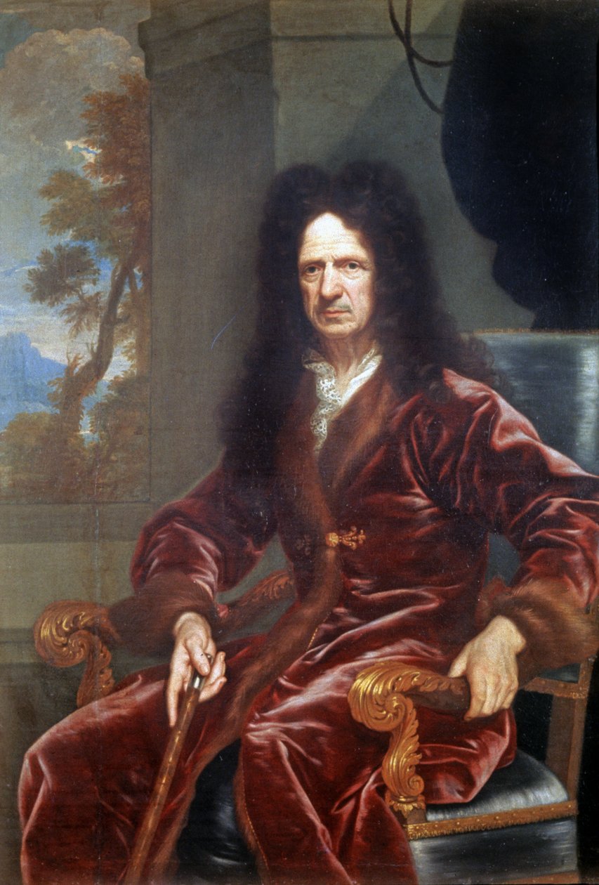 Portræt af Andre Le Notre af Claude Lefebvre