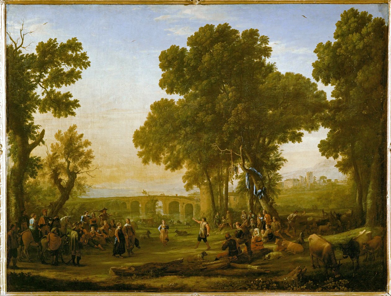 Landsbyfest ... af Claude Lorrain (1600 82)