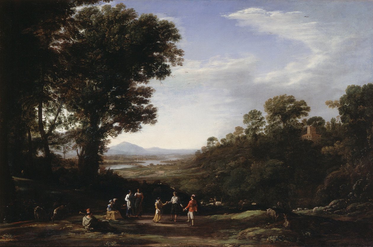 Dansende landsbyboere, slutningen af 1630
