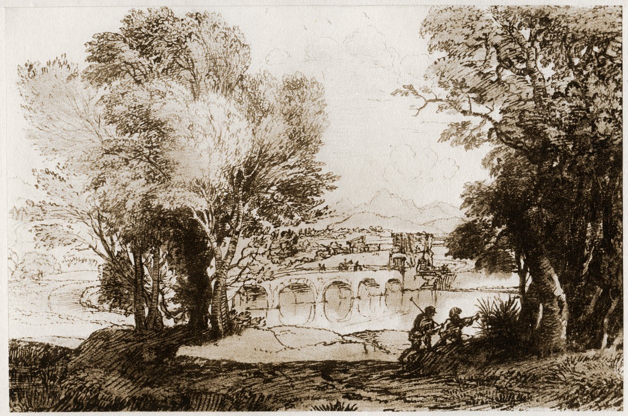 Et italiensk landskab, 1913. af Claude Lorrain