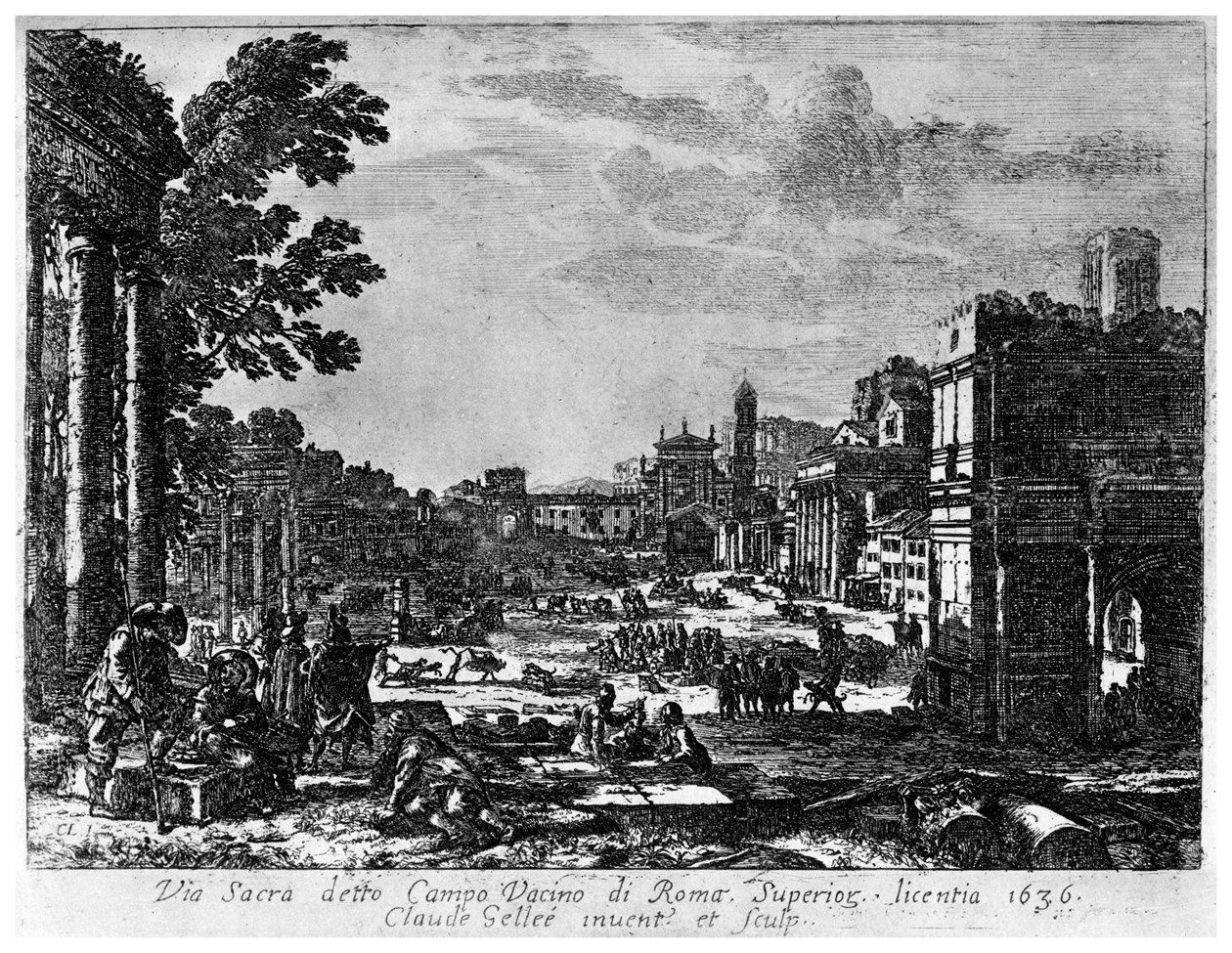 Vacino Field, c1620-1680 1924 af Claude Lorrain