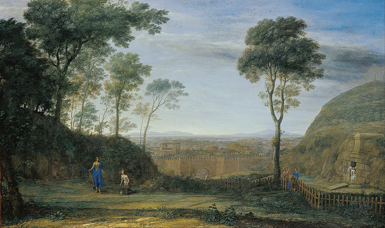 Kristus viser sig for den hellige Maria Magdalene Noli me tangere af Claude Lorrain