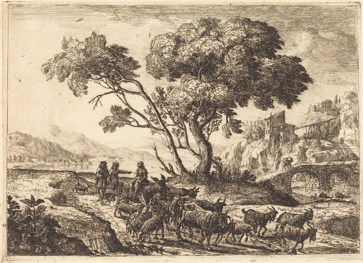 Afgang til Markerne af Claude Lorrain