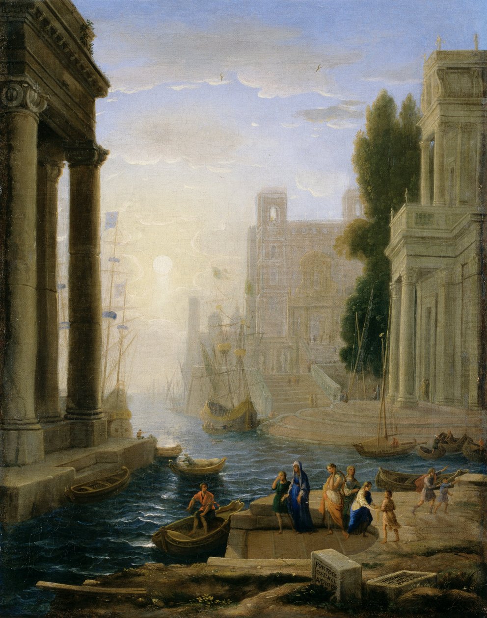 Indskibning af Sankt Paula af Claude Lorrain