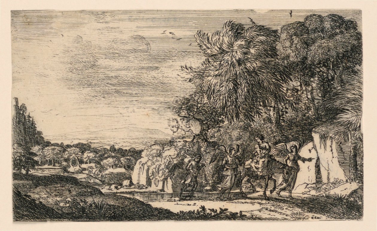 Flyvning til Egypten af Claude Lorrain