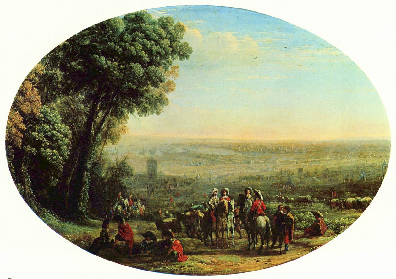 Fransk: Siège de la Rochelle par Louis XIII Louis XIII