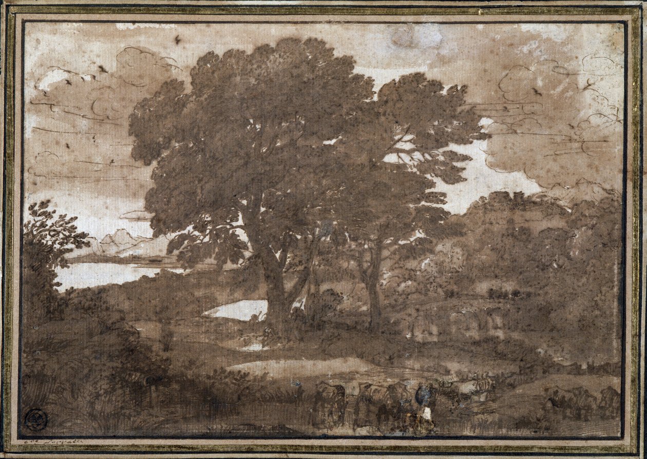 Landskab af Claude Lorrain