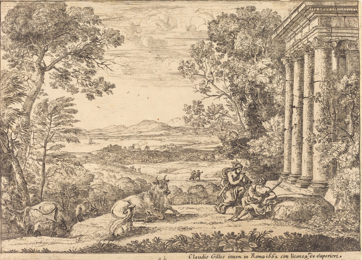 Mercury and Argus (Mercury and Argus) af Claude Lorrain