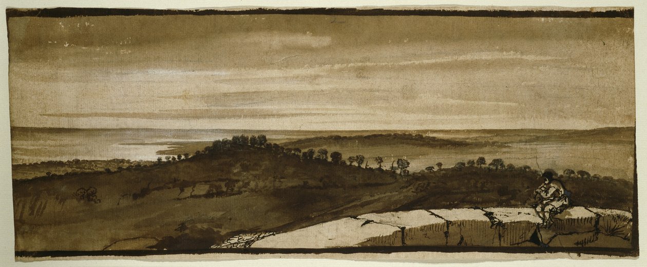 Panorama fra Sasso, 1649-1655 af Claude Lorrain