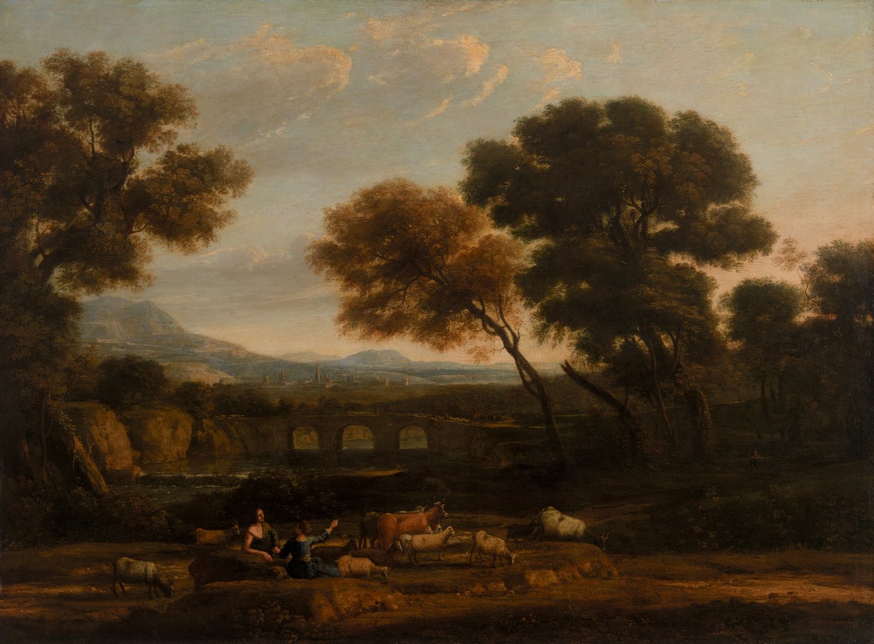 Pastoralt Landskab af Claude Lorrain