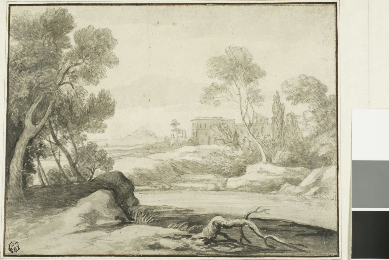 Flodscene af Claude Lorrain