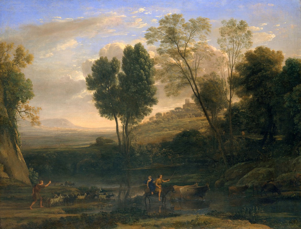 Solopgang, ca. 1646-47 af Claude Lorrain