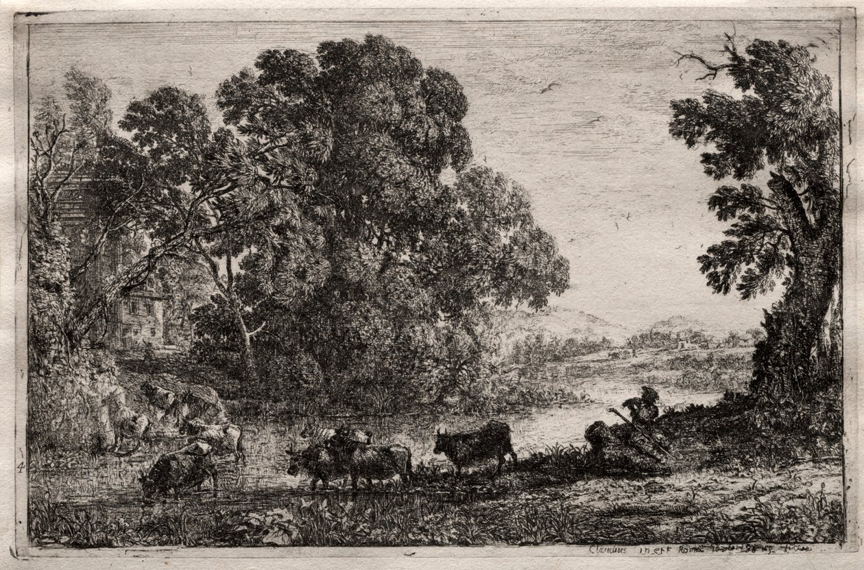 Kohyrden, 1606. af Claude Lorrain