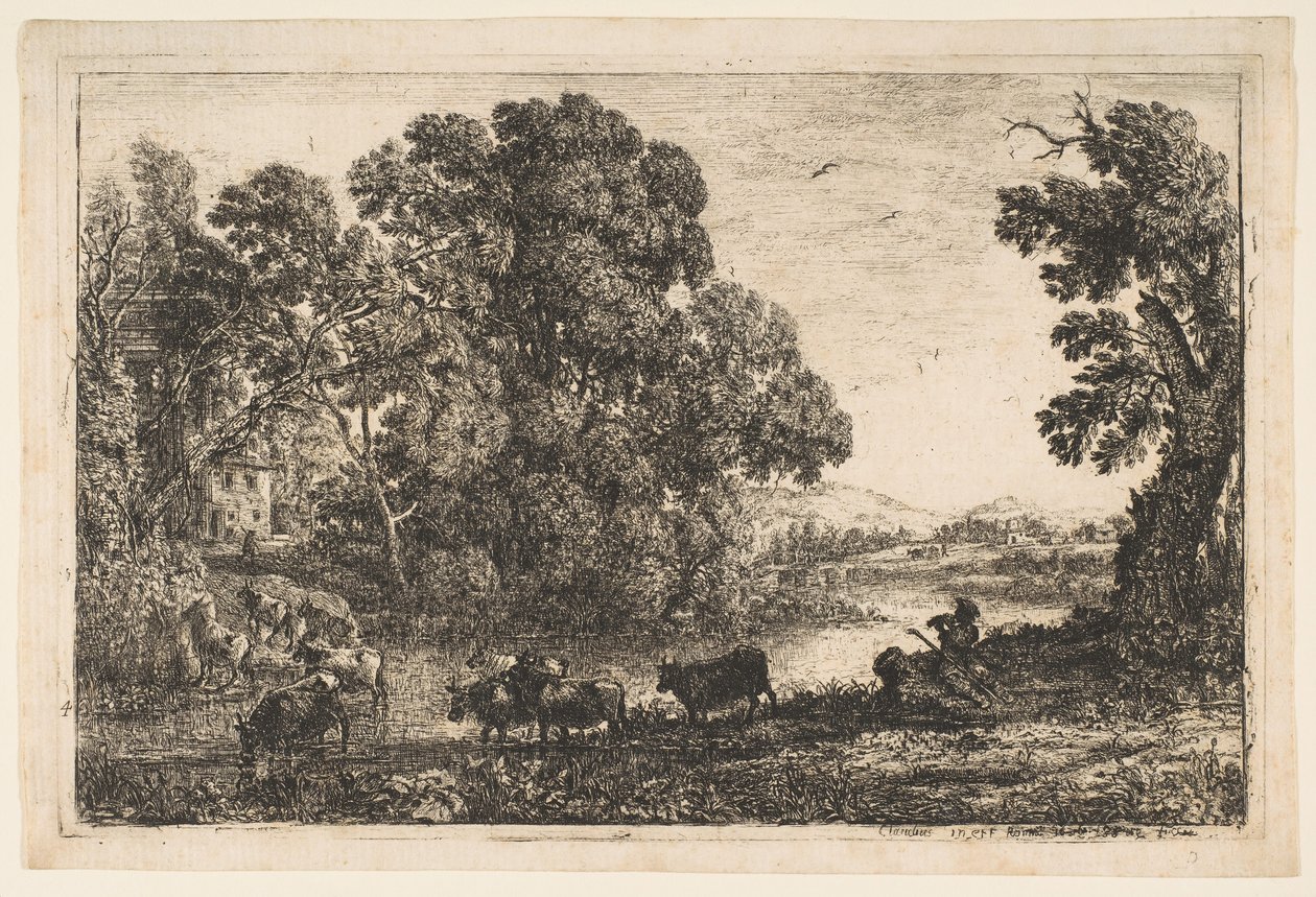 Kohyrden, 1636. af Claude Lorrain