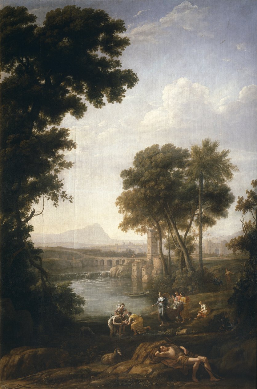 Fundet af Moses, 1639-1640 af Claude Lorrain