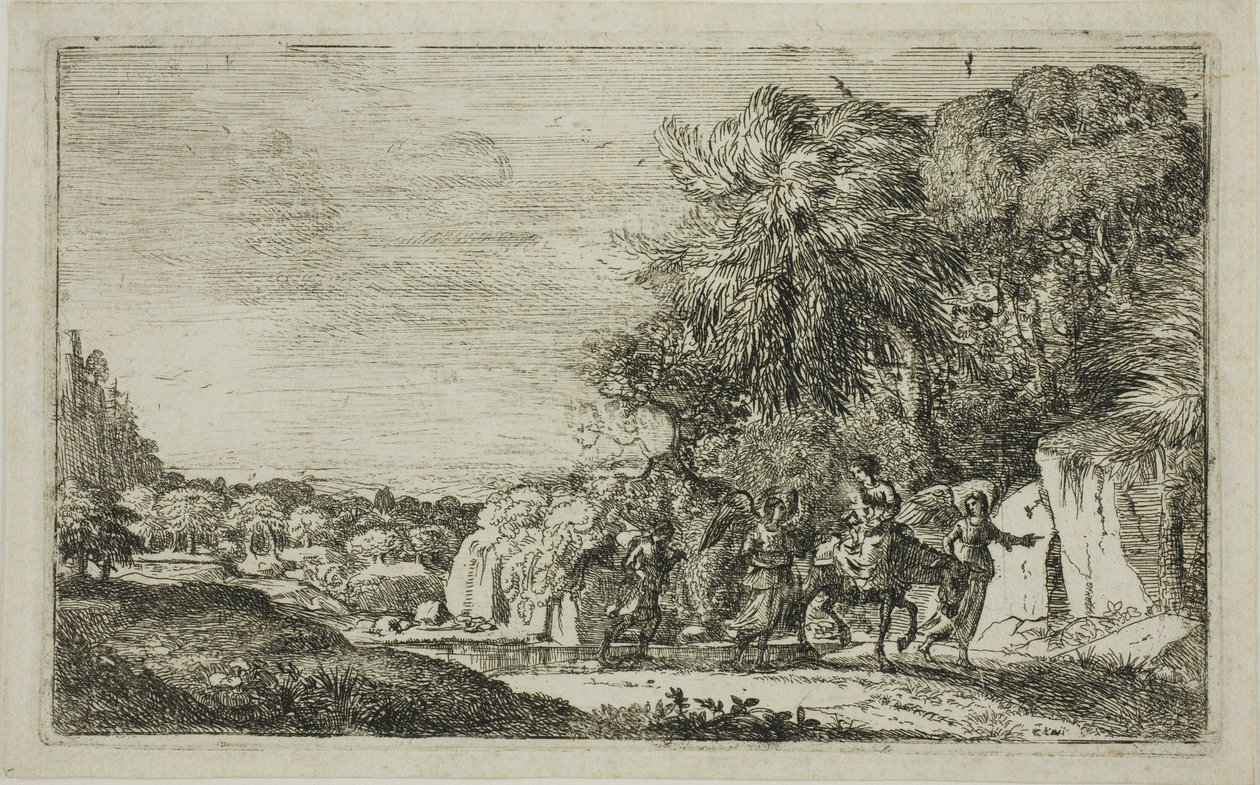 Flugten til Egypten af Claude Lorrain