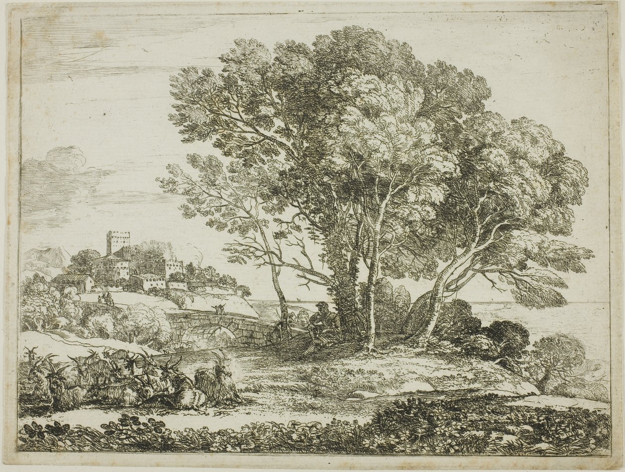 Goatherd af Claude Lorrain