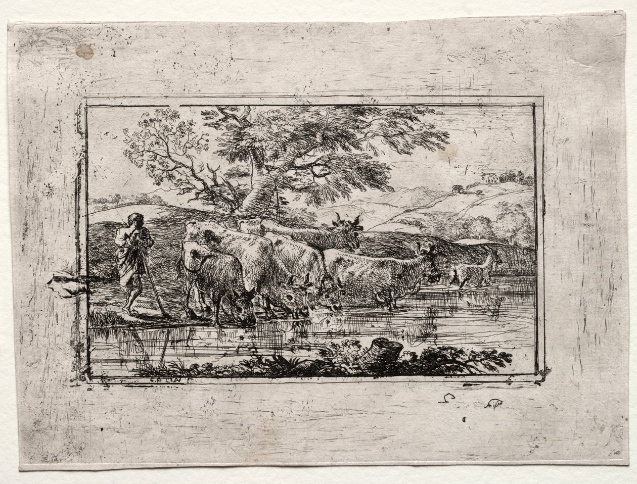 Flokken ved Vandingspladsen af Claude Lorrain