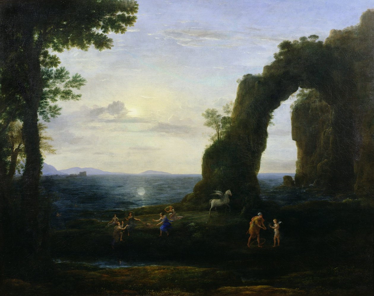 Oprindelsen af koraller eller Perseus med hovedet af Medusa af Claude Lorrain