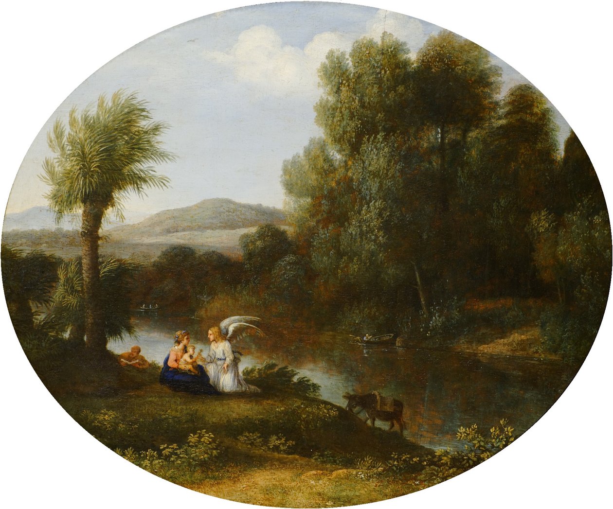 Resten om Flugten til Egypten af Claude Lorrain