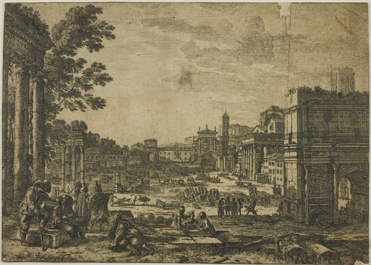 Forum Romanum af Claude Lorrain