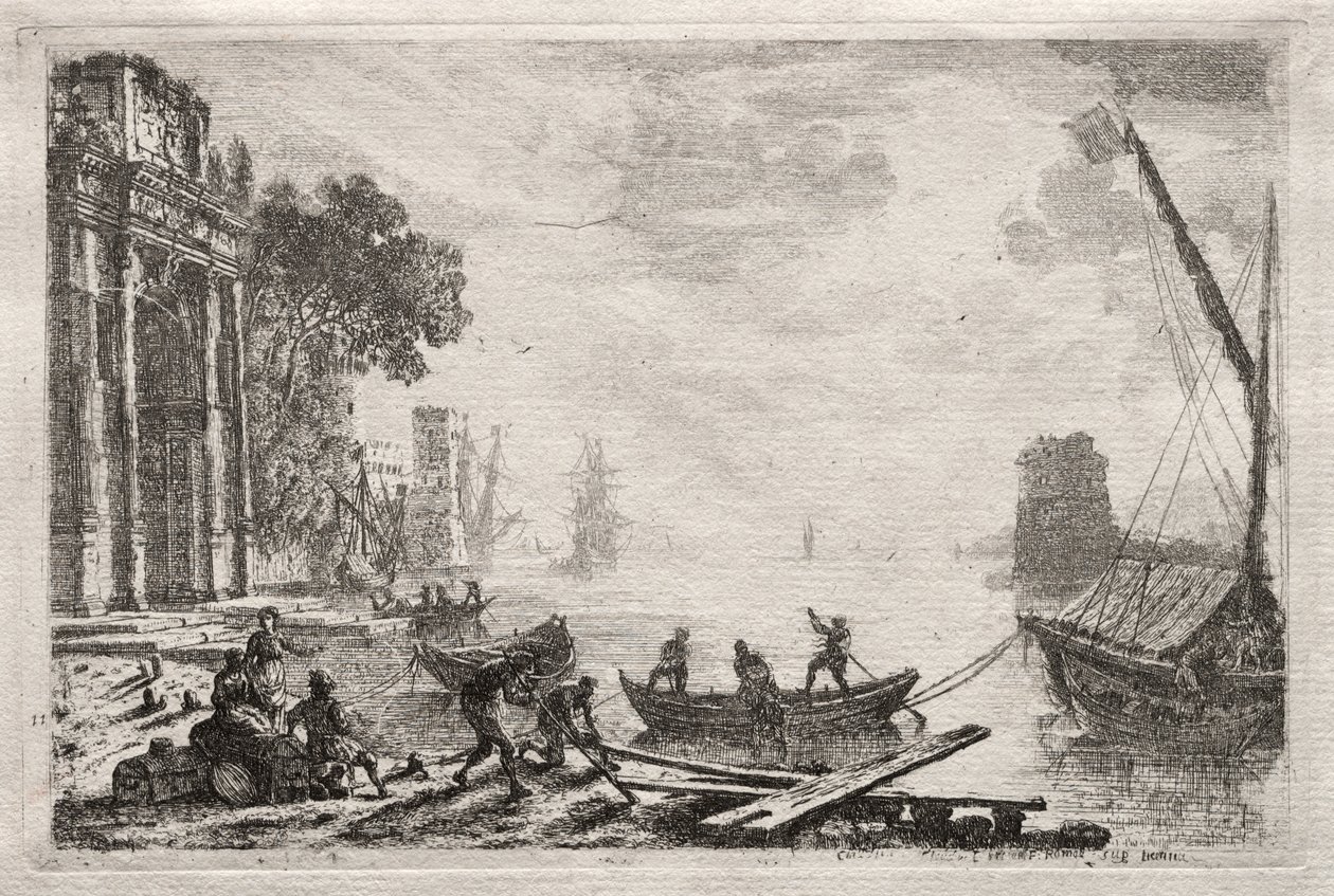Solnedgangen af Claude Lorrain
