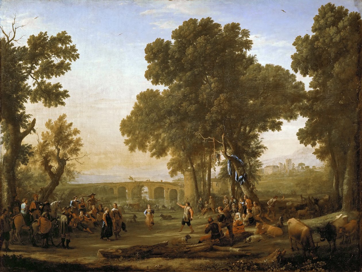Landsbyfesten af Claude Lorrain