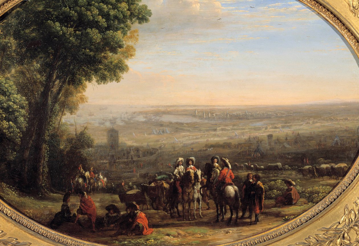 Rochelles sæde af Louis XIII (1601-1643) 8. oktober af Claude Lorrain