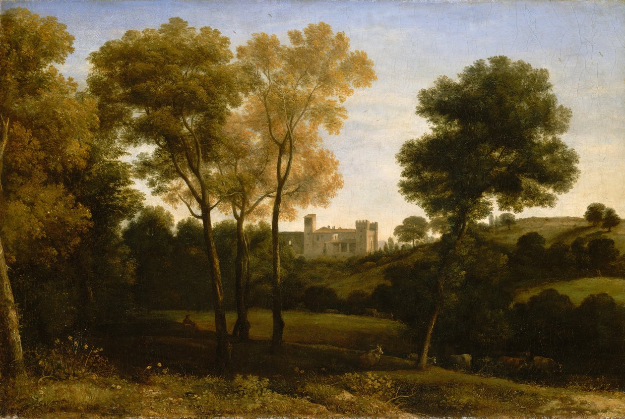 Udsigt over La Crescenza, 1648-50. af Claude Lorrain