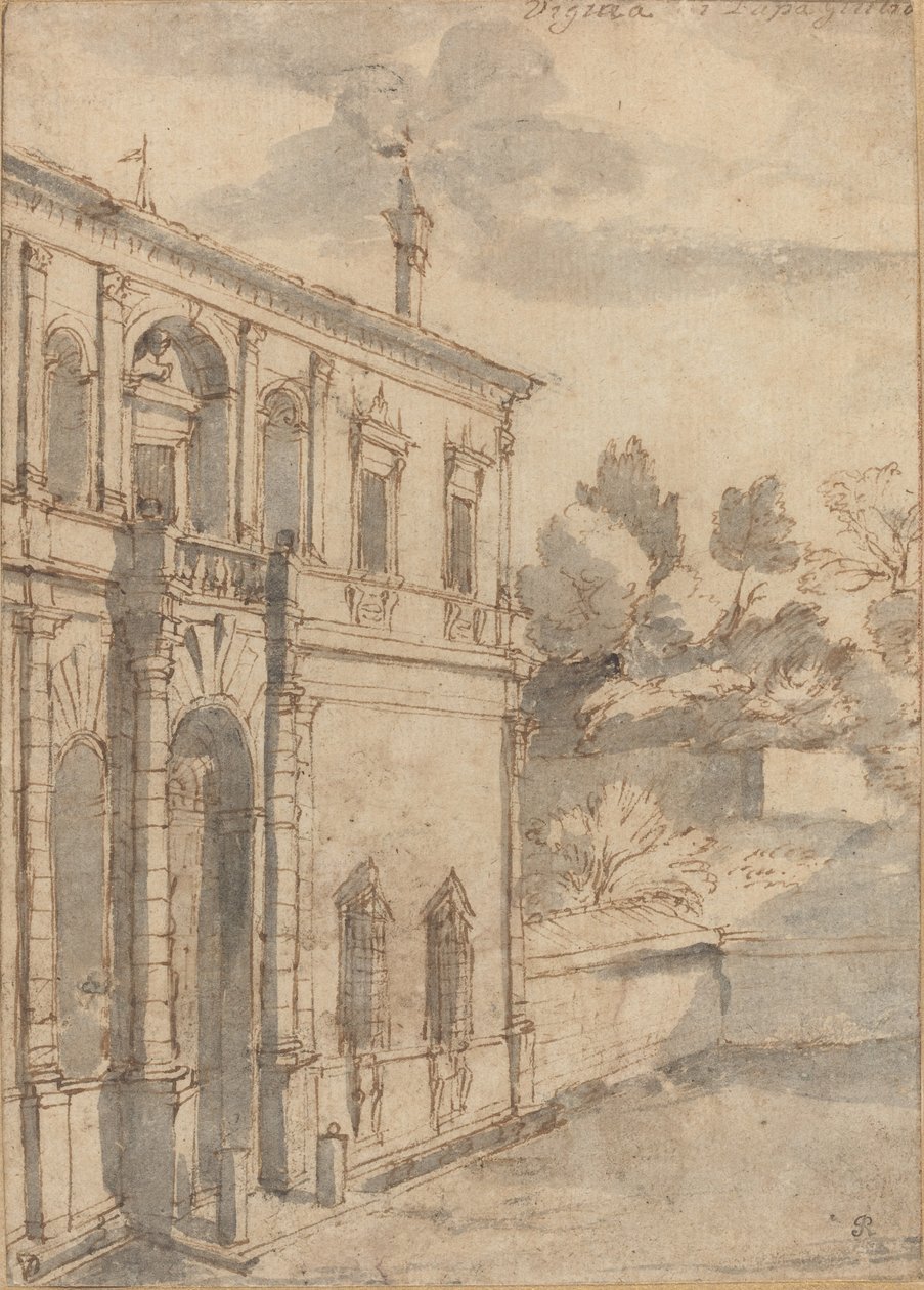 Villa af pave Julius af Claude Lorrain
