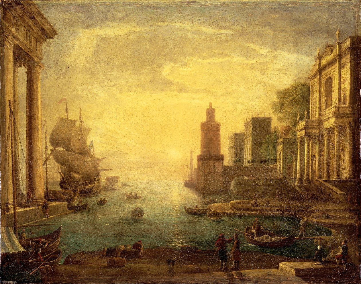 Canal Grande, Venedig af Claude Lorrain
