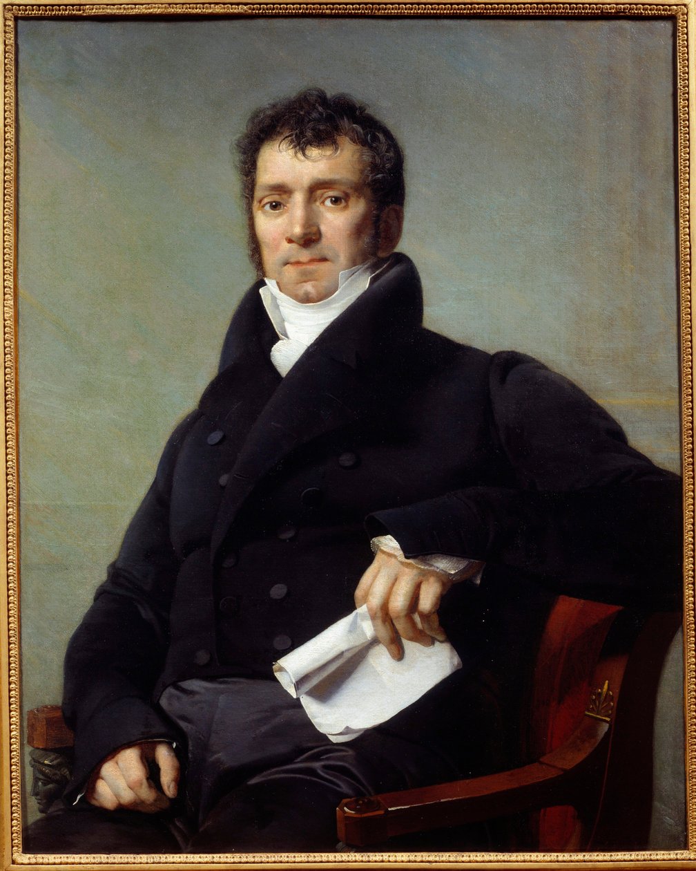 Portræt af Claude Marie Morin Maleri af Claude-Marie Dubufe (1790-1864) 1800-tallets Nantes, Musee des Beaux Arts af Claude Marie Dubufe