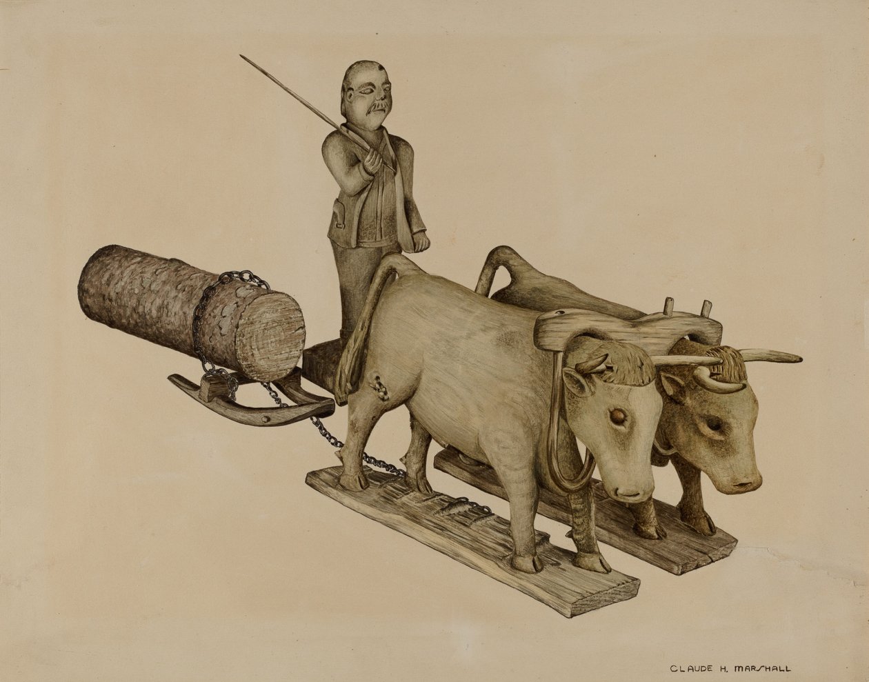 Log-transport af Claude Marshall