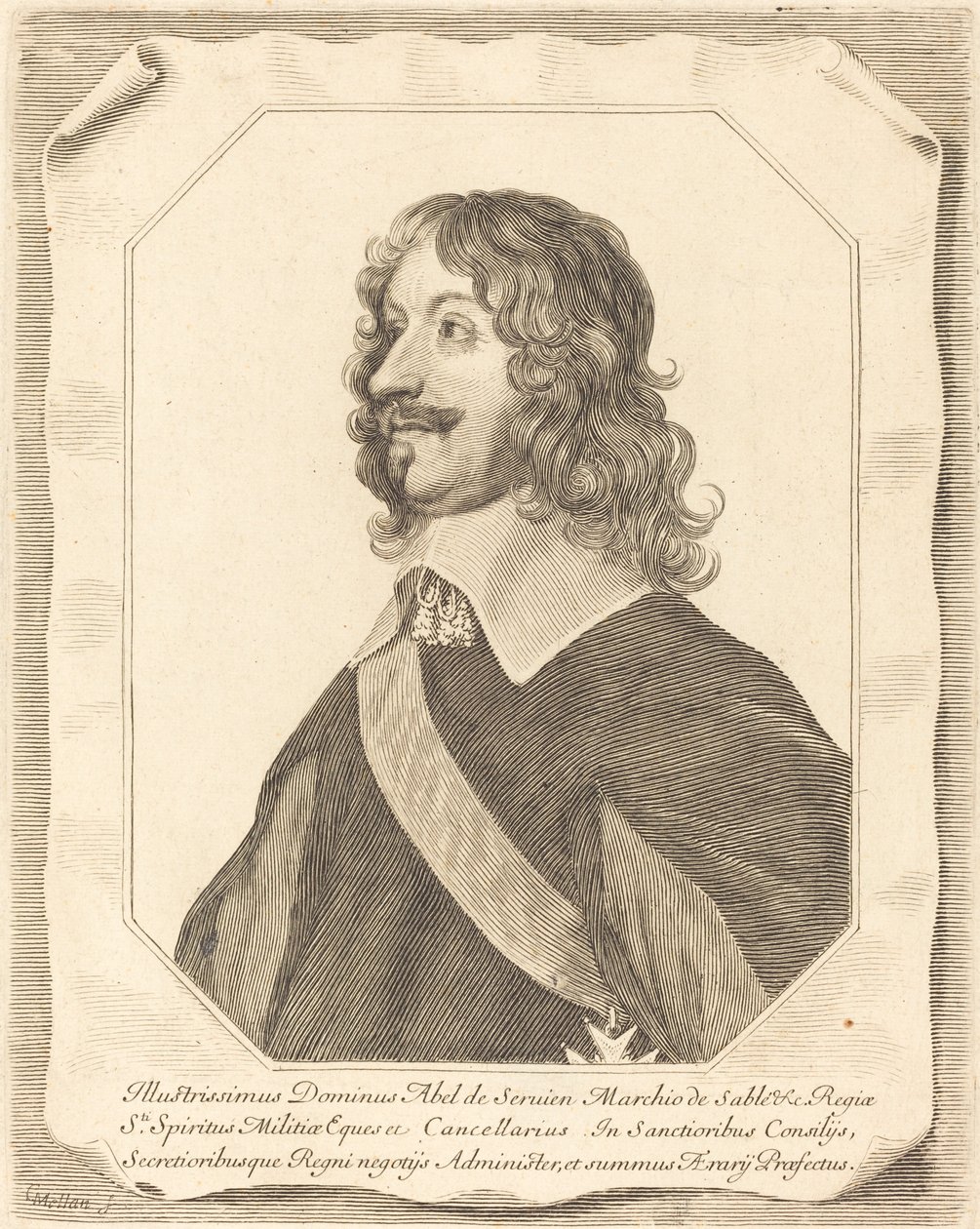 Abel Servian af Claude Mellan