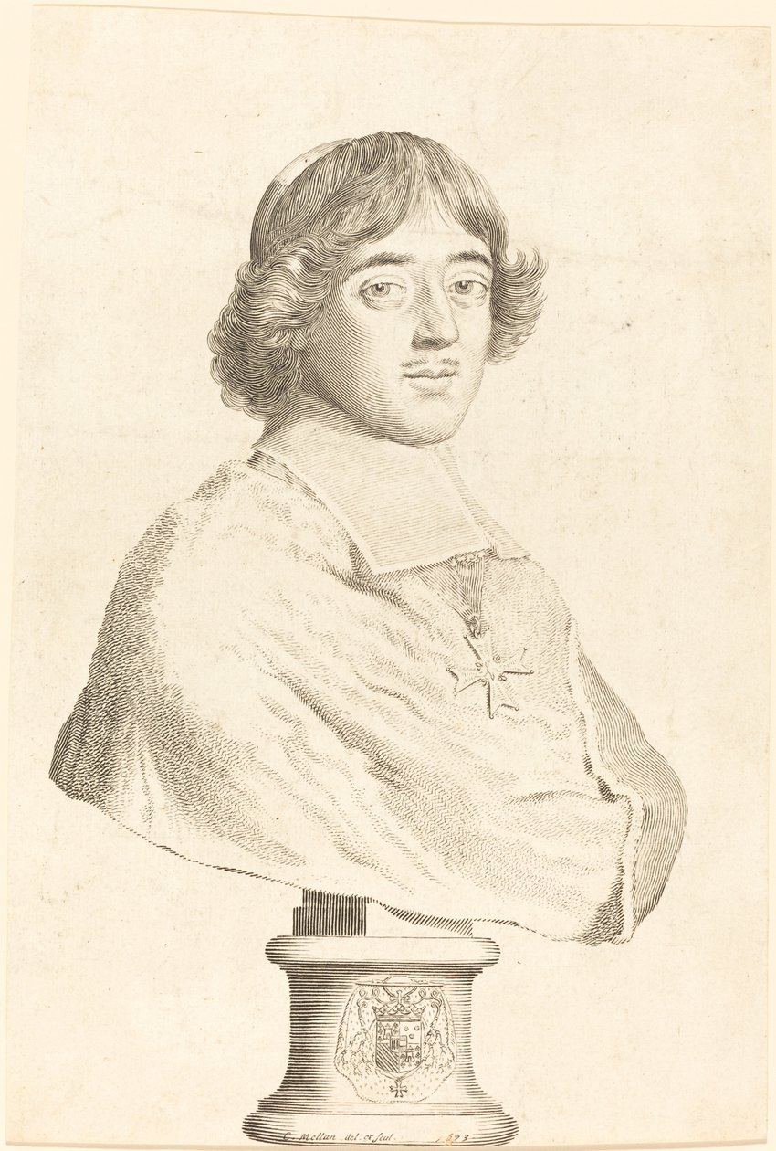 Kardinal af Bouillon af Claude Mellan