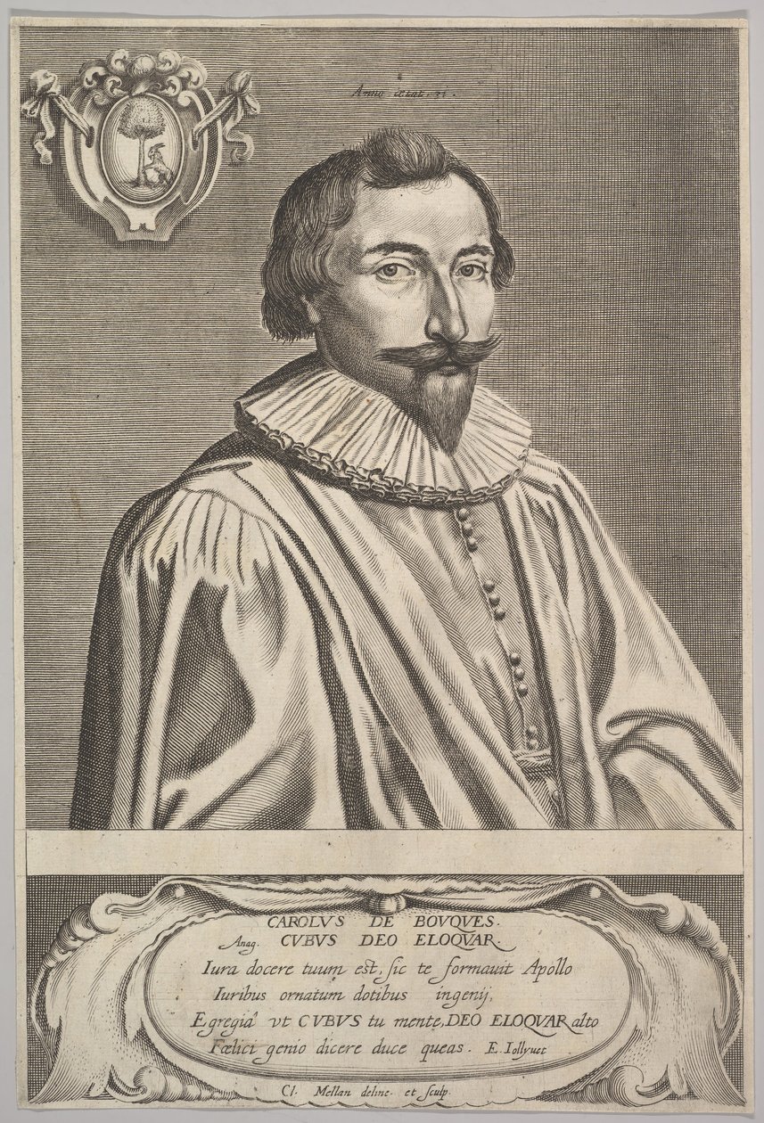 Charles de Bouque. af Claude Mellan