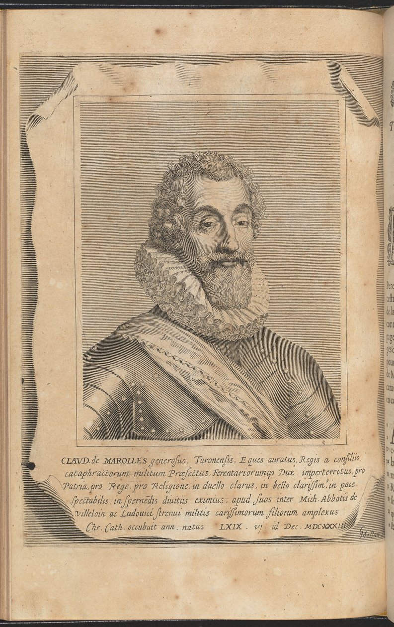 Claude af Marolles af Claude Mellan