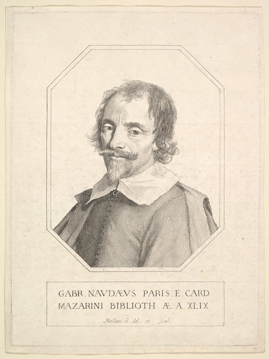 Gabriel Naudé, 1648. af Claude Mellan