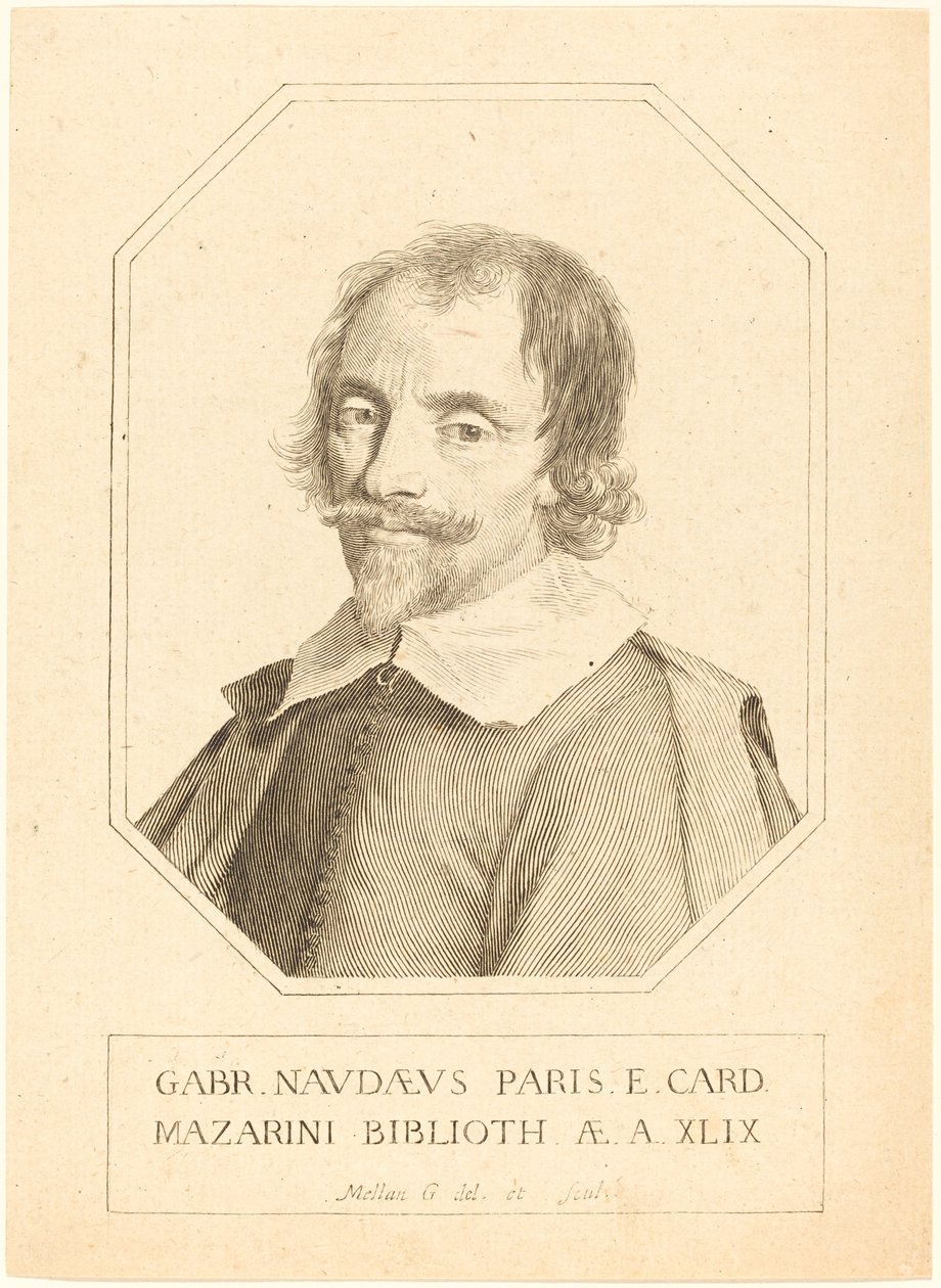 Gabriel Naude af Claude Mellan