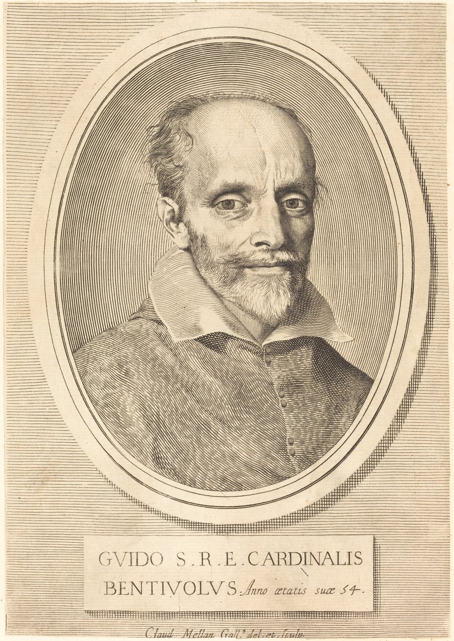 Guido Bentivoglio af Claude Mellan