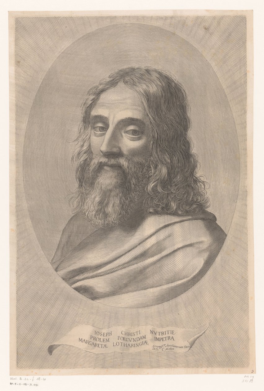 Sankt Josef af Claude Mellan