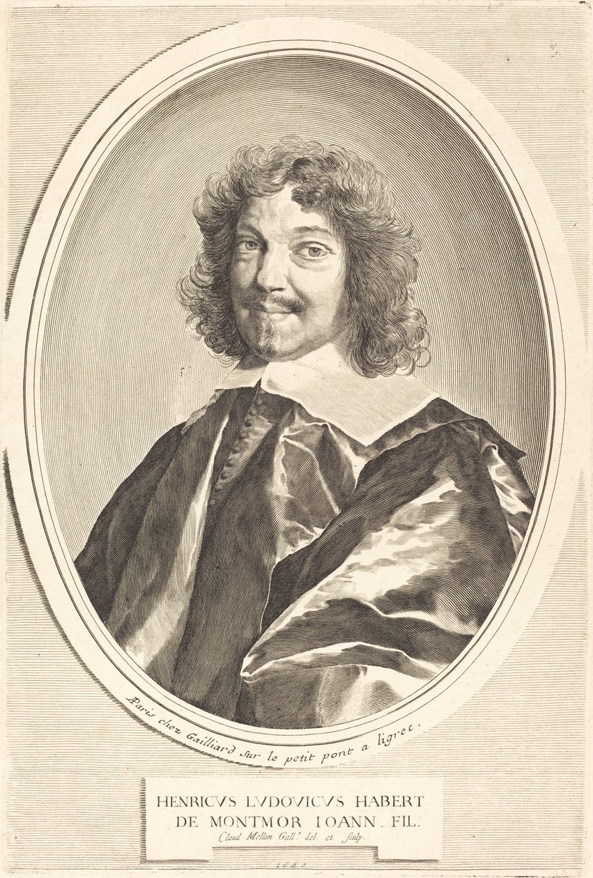 Henri-Louis Habert de Montmor af Claude Mellan